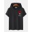 Mens Peace Rose Print Short Sleeve Drawstring Hooded T-Shirts