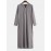 Mens Long Sleeve Ethnic Robe Solid Color Long T shirts