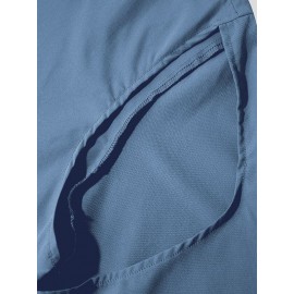 Mens Cutout Sleeves Round Neck Loose T-shirts