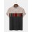 Mens Vintage Geometric Pattern Patchwork Mock Neck Short Sleeve T-Shirts